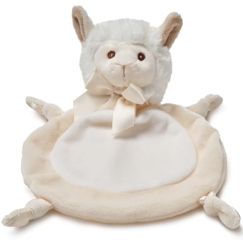 Image of Bearington Collection Llama Stuffed Animal for Baby Lovey Blanket - 8 x 7 in Small - Alma Modern - Llama Loveys for Babies & Nursery Decor - Silky Satin & Velour Security Companion & Travel-Friendly