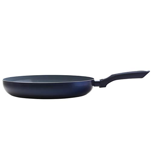 Imusa Usa Blue Ceramic Fry Pan With Soft Touch Handle, 12 Inch, 12" #TOP3