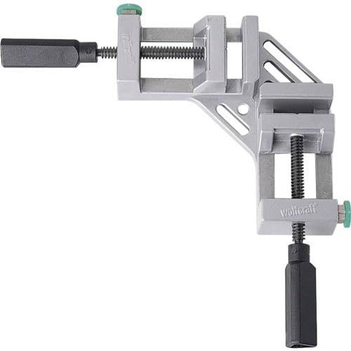 wolfcraft Sargento para esquinas con escuadra de sujeción I 3415000 I Para sujeción rápida de uso múltiple. Para una sujeción rápida y versátil en un ángulo de 90°