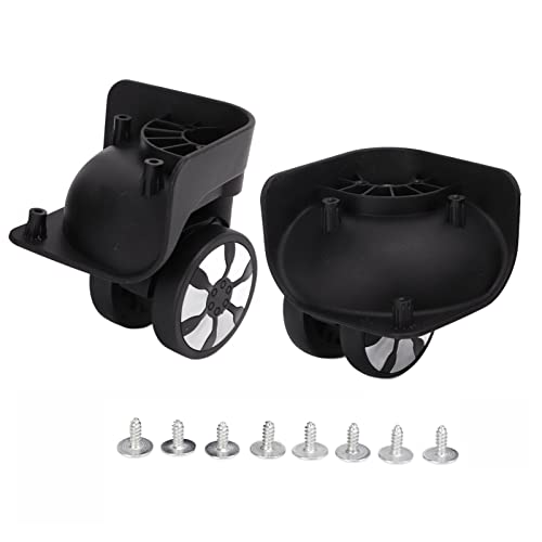Luggage Swivel Casters Plastic Mute Suitcase Wheel Repalcement Partsblack for Bags and Trolley Cases