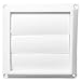 6 inch Dryer Vent Cover Outdoor, ???????? ???? ???? ?????, White Louvered Outdoor Dryer Vent Cover (8'' x 8 ''), Includes 4 Screws