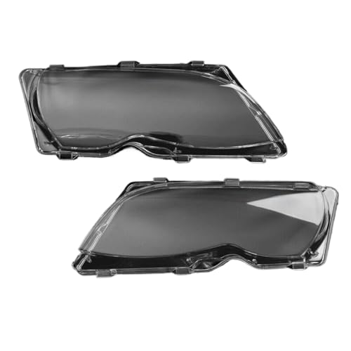 Lentille phare BMW E46 transparente anti-jaunissement pour optique de berline 2002-2005