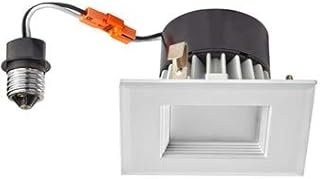 79717 10W LED RETRO 4 ALL-WHT SQUARE BAFFLE 40