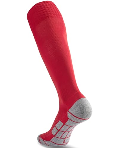 Image of CWVLC Soccer Socks (1 /3 /5 pairs) Team Sport Knee High Socks for Adult Youth Kids