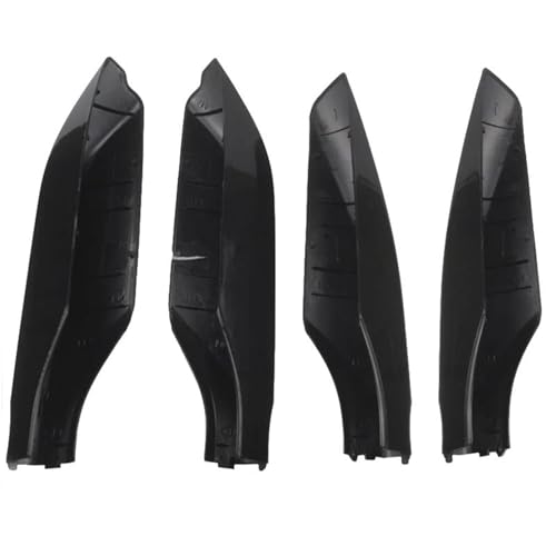 Baca Coche Cubierta Protectora Riel Techo Negro ABS para Land Cruiser Prado 4
