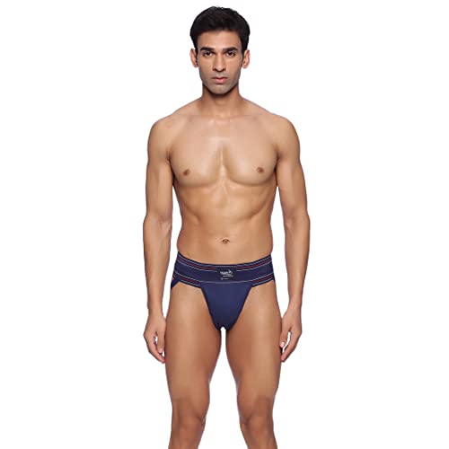 omtex Athletic Wolf Stretchable Supporter Jockstraps with Cup Pocket, Ideal for Workout and Sports Quick Dry Moisture Wicking Underwear