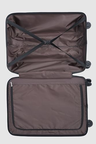 Image of ABS Hard Medium Check-in Suitcase 66 cm | 8 Wheels Metrolite Trolley Bag | Cherry Red Travel Luggage with Smooth Mobility, Combination Lock & Strong Zipper for Air, Road & Weekend Trips
