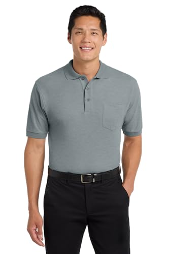 Port Authority Tall Silk Touch Polo with Pocket