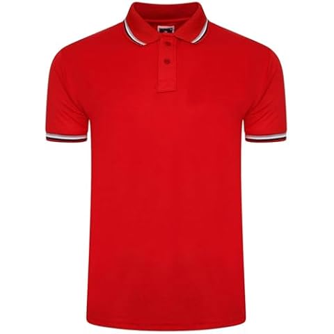 Mens Polo Short Sleeve Striped T-Shirt Cover