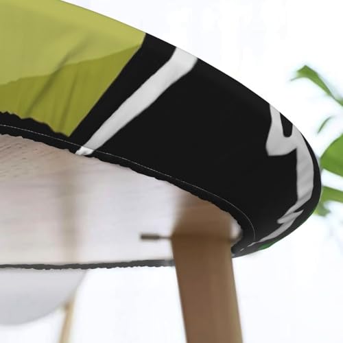 Nappe ronde imperméable anti-tache pour protéger table de repas - 8