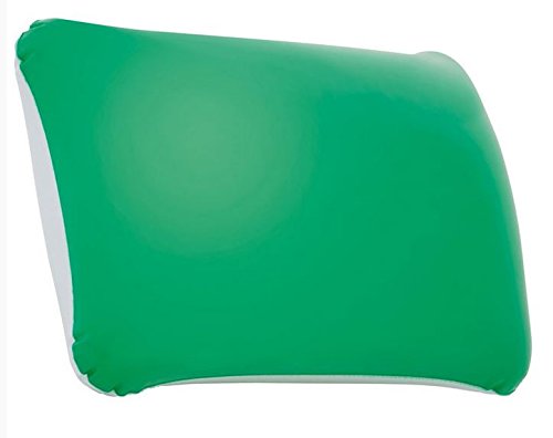 Preisvergleich Produktbild 2 x aufblasbares Kissen Camping / Urlaub / Reisen - platzsparend - Doppelpack (Grün)