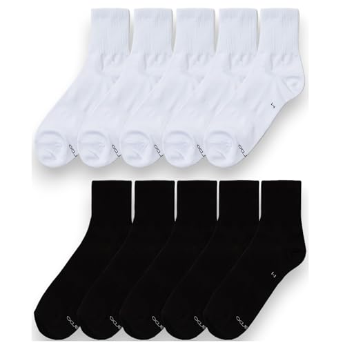 EDUARDO 10 Pairs Ankle Socks Casual Cotton Classic Crew Socks Men and Women Multipack.