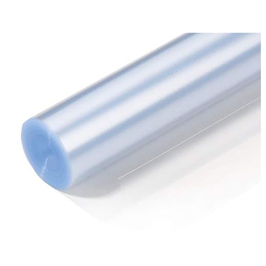 HERMA 7386 Buchschutzfolie nicht klebend transparent, 10 m x 40 cm, reiß- & wasserfest Bucheinschlagfolie, matt genarbte Buchfolie aus robuster Polypropylen-Folie für dauerhaftes Einbinden