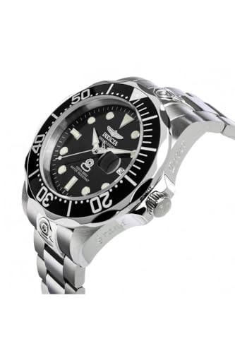 Invicta-Pro-Diver-Mens-Wrist-Analog-Watch-Stainless-Steel-Automatic-Black-Dial-3044
