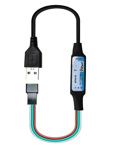 DC5-24V SP621E Mini Colorful LED Controller WS2811 WS2812B SK6812 Pixel(WM-SP621E-USB) image 5