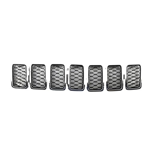Grille pare-chocs avant en nid d'abeille chrome pour affronter les routes de montagne