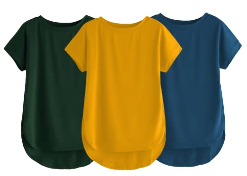 Image of Fabricorn Stylish Plain Up and Down Cotton Tshirt for Women