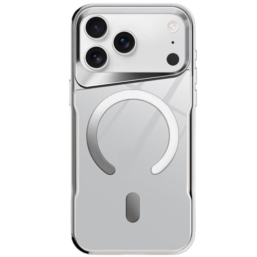 Coque iPhone 17 fine avec bumper argenté plaqué haut de gamme