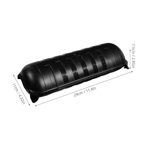 Boîte de jonction électrique extérieure noire en plastique solide et kit sécurisé