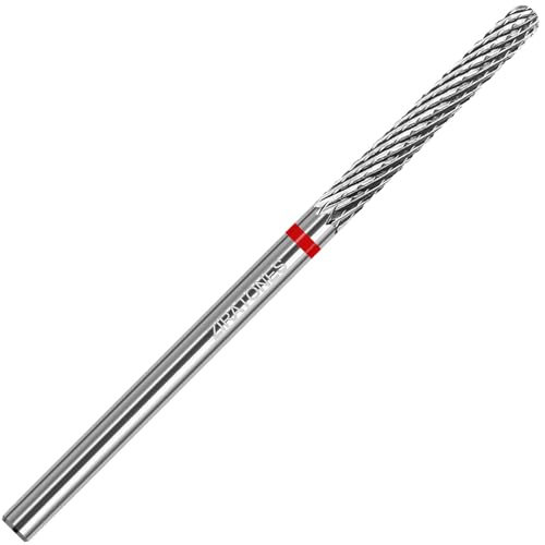 ZIRATONES Cuticle Nail Drill Bit, Professional Carbide Safety Nail bits for Nail Drill, Barrel Cut...
