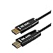 Compatible For ONTi-Fiber Optic Cable 2.0, 4K, 2.1, 8K, HDMI-Compatible, 48Gbps, Ultra High Speed, HDR ARC, HDCP2.2 For HD 8K TV Video Speaker.(8m)