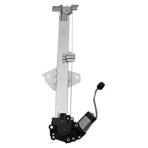 Image of TRQ Rear Passenger Side Power Window Motor and Regulator Assembly Power Compatible with 2007-2013 Acura MDX