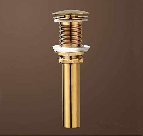 Robinet de lavabo en or brossé cascade à 3 trous pour vasque de luxe