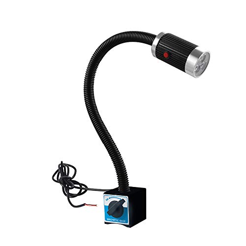 Preisvergleich Produktbild ANFAY 6W 24V LED-Maschine Arbeitslicht Schwanenhalsnählicht LED-Lampe Aluminiumlegierung Drehmaschine Lampe Für Nagel Schönheit Nähmaschine Drehmaschine Lesen