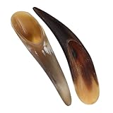 POPETPOP 2 piezas Barras de Masaje de de Buey Natural Portátiles Suaves y Redondeadas para Aliviar Fatiga y Mejorar Circulación para Hogar y Spa