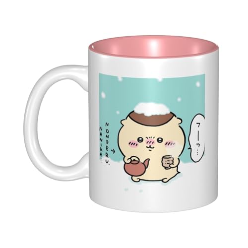 マグカップ ちいかわ くりまんじゅう コーヒーカップ 陶磁器 ミルクコップ おしゃれ 持ちやすい 耐熱 耐冷 人気 かわいい プレゼント 母の日 記念日 電子レンジ対応 330ml