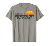 Retro Mammoth Lakes California Mountain Sunset T-Shirt T-Shirt