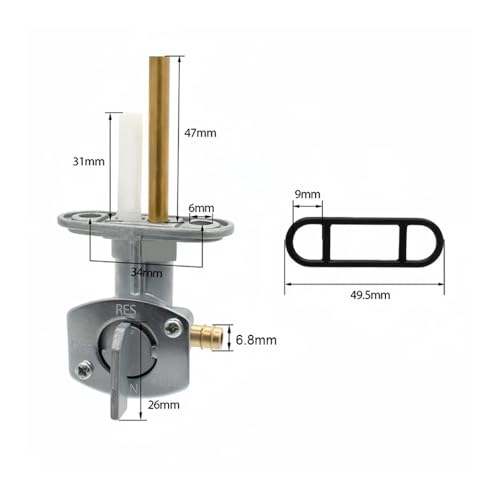 Interruptor de válvula petcock para TTR250 y TTR125 con sellado hermético antiretorno 2