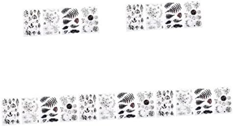 ULDIGI 20 sheets DIY Flower Supplies Plant Plants Craft Card Decorative Stamper for and Stamps of Stamp Planners Making Decoration Scrapbook Scrapbooking Rubber Flowers Frame Diary