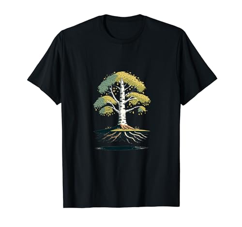 Birke Tree Lovers Artwork Nature Lover T-Shirt