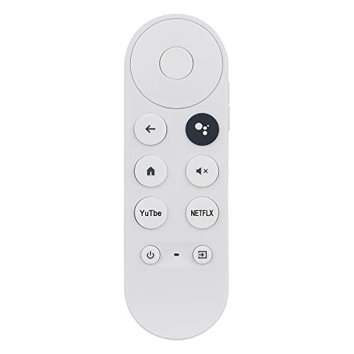 Télécommande Vocale Remplacée Convient pour Google Chromecast 4k Snow Streaming Media Player G9N9N GA01409-US GA01919-US GA01920-US GA01923-US GA02463-US GA02464-US