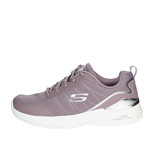 Skechers SKECH AIR DYNAMIGHT THE HALCYON, Zapatillas para Mujer, Lavender Mesh / Silve Trim, 38 EU