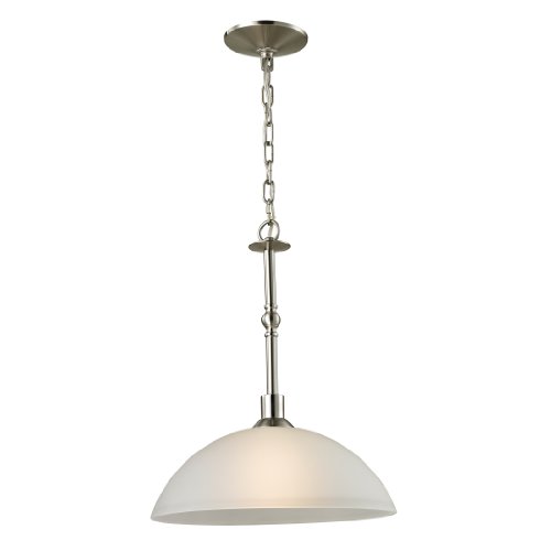 Elk Lighting 1301PL/20 Thomas Lighting Pendant, Large, Brushed Nickel