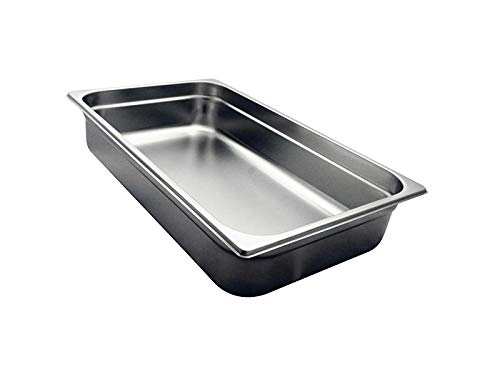 Gastronorm - Molde para bizcocho (acero inoxidable, 1/1 mm) H 100 Capacidad Lt. 15