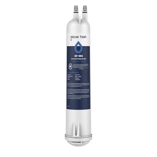 GLACIER FRESH EDR3RXD1 Refrigerator Water Filter, Compatible with 4396841, KAD3RXD1, WHR3RXD1, 4396841, 4396710, Filter 3, 46-9083,46-9030, 9030, 9083 Refrigerator Water Filter, 1 Pack 1 Cou