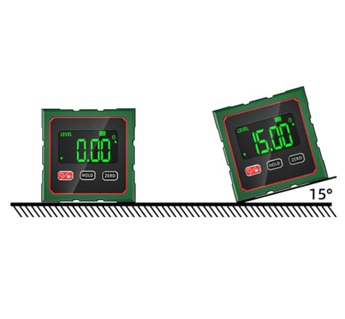 Medidor Digital de Ángulo con Base Magnética miniatura 4