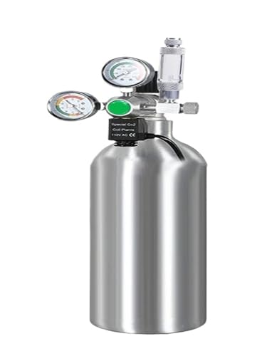 Regulator with bubble counter solenoid valve CO2 gas cylinder control output Aquarium CO2 pressure reducing valve(W21.8) - image 3