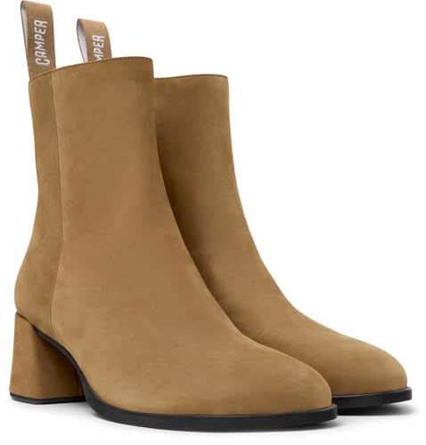 Camper Para Mujer. K400798-005 Botines De Piel Kora MarróN (41), 5 A 8Cm, Cremallera, Casual - 5