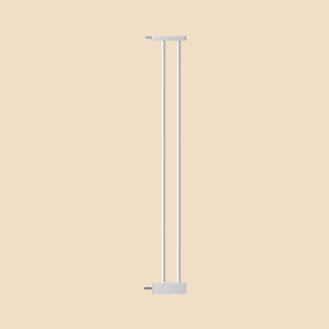 WAOWAO 1.37" Ultra Narrow Spacing Extra Wide Dog Pet Gate Pressure Mounted Walk Through Double Lock Swing Auto Close Safety White Metal Toddler Baby Puppy Pet for Indoor,Doorway,Kitchen 3.93"