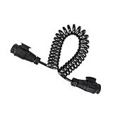 13-adrige anhängerverkabelung: wird in die vorhandene verkabelung eingespleißt, um für fahrzeug und anhänger herzustellen, 13-poliger anhängerstecker