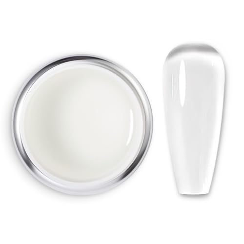 Beautilux Trasparente Gel Ricostruzione Unghie 55g HEMA-FREE, Autolivellante, Flusso Lento,