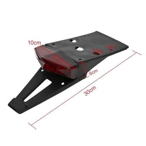 Luz trasera universal para motocicleta freno moto cross parada 12 pulgadas bajo consumo 6