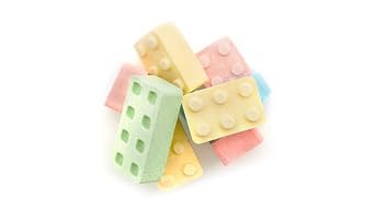 Yupik Candy Blox, 2.2 lb (35.2 oz), Pressed Candies, Gluten-Free, Kosher, Fruity Flavors, Brick-Shaped Treats, Candy Machine Refills, Fun & Nostalgic, Delicious Snacks, Ideal for Gifting & Holidays