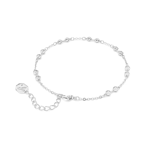 Swarovski Remix Collection strand, Round cut, clear, Rhodium finish4
