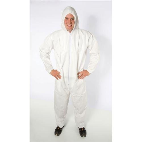 The Safety Zone DCWH-2X-BB-HEWA White BB Coveralls