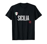 Camiseta Sicilia, una camiseta de regalo con gráficos de estilo vintage desteñidos. Ropa Sicily para hombres, mujeres y niños. Una camiseta de fútbol italiana con la bandera de Italia.